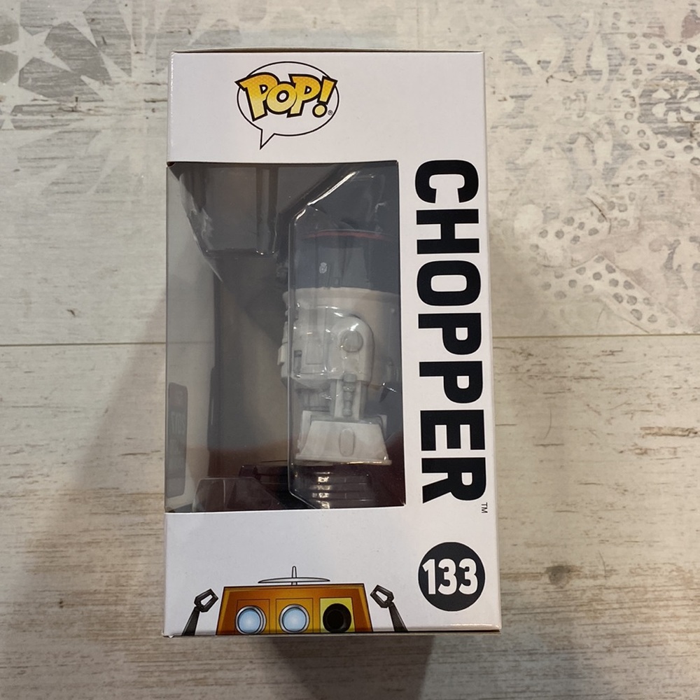 Funko Pop Chopper #133 Star Wars Rebels Exclusive Bobble Head - Picture 5 of 9